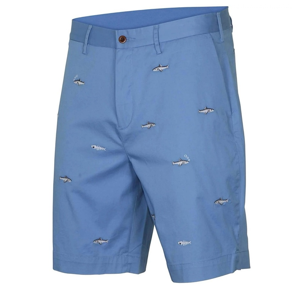 Polo Ralph Lauren ROYAL Men's Embroidered Shark Classic Shorts